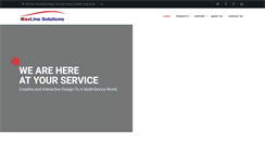 Desktop Screenshot of maxlinesolutions.com