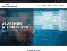 Tablet Screenshot of maxlinesolutions.com